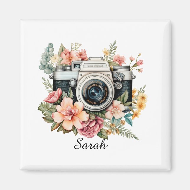 Personlig fotografmagnet magnet (Framsidan)