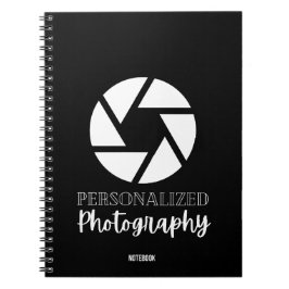 Personlig Fotography Notebook Anteckningsbok
