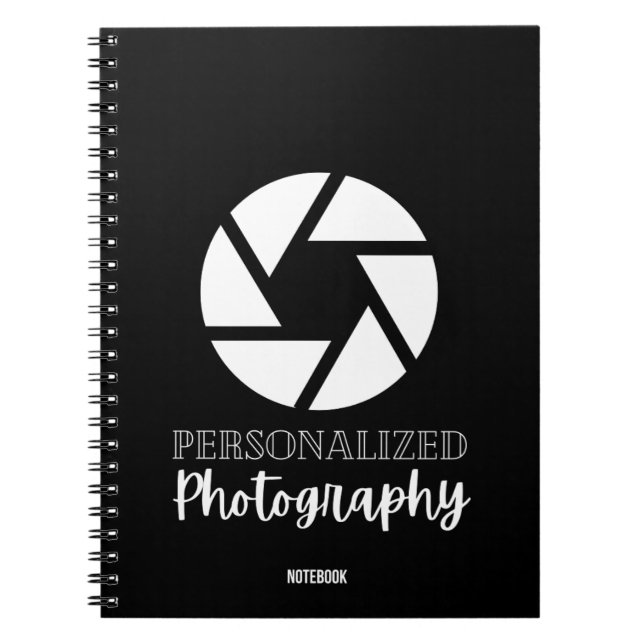 Personlig Fotography Notebook Anteckningsbok (Framsidan)