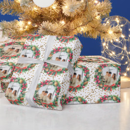 Personlig Fotojulfransen Snö Presentpapper