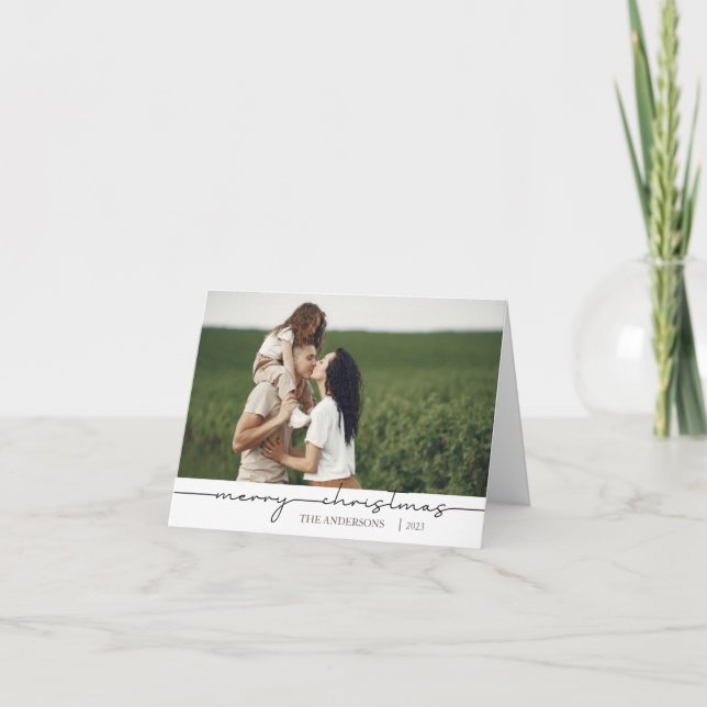 Personlig Fotojulkort Helgkort (Framsida)