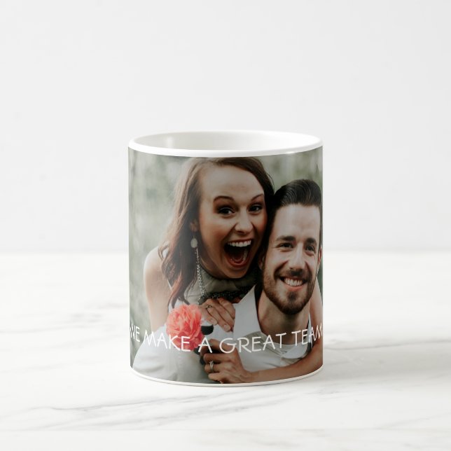 Personlig Fotokaffe Mugg (Center)