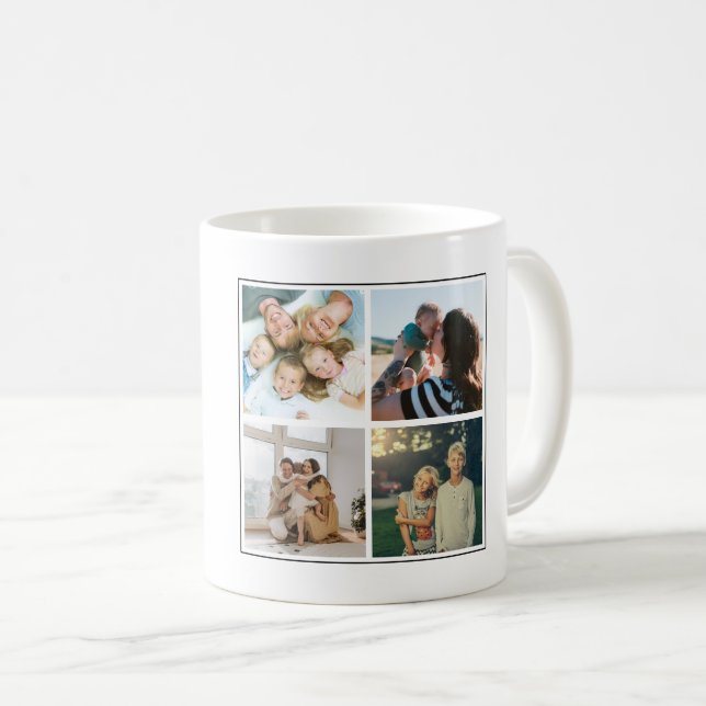 Personlig Fotokaffe Mugg Anpassningsbar Text (Framsida höger)