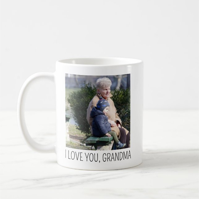 Personlig Fotokaffe Mugg Birthday Gift, Custo (Vänster)