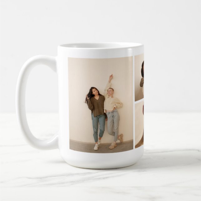 Personlig fotokaffemugg kaffemugg (Vänster)
