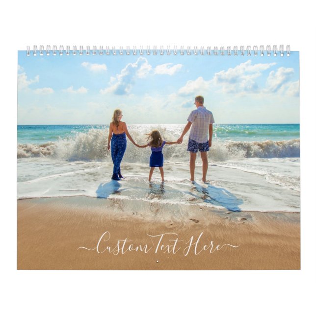Personlig Fotokalender med Anpassad Text Kalender (Omslag)