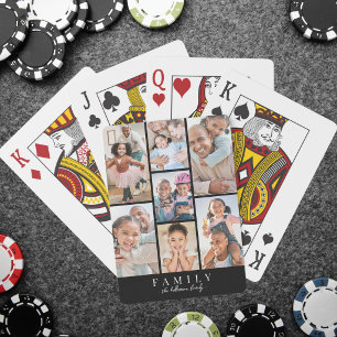 Personlig Fotokollage Casinokort