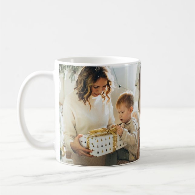 Personlig fotokollage kaffemugg (Vänster)
