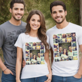Personlig Fotokollage T Shirt