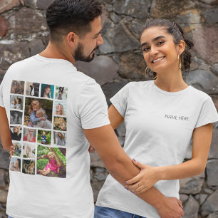 Personlig Fotokollage T Shirt