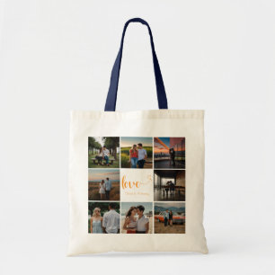 Personlig Fotokollage Tote Bag Tygkasse