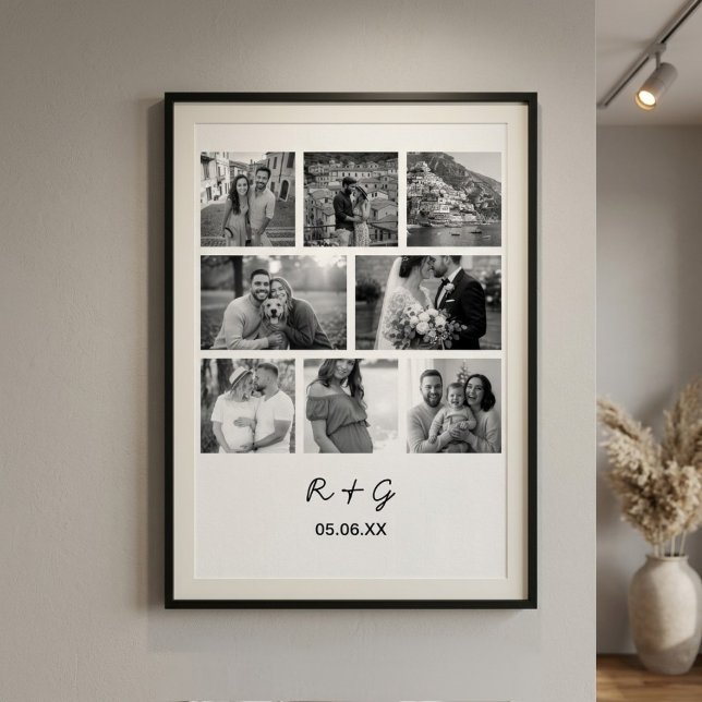 Personlig fotokollageutskrift Anpassad present Poster (Skapare uppladdad)
