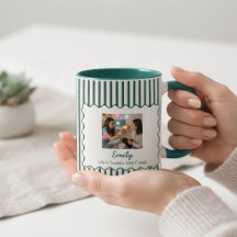 Personlig fotokopp för vänner Present till familje