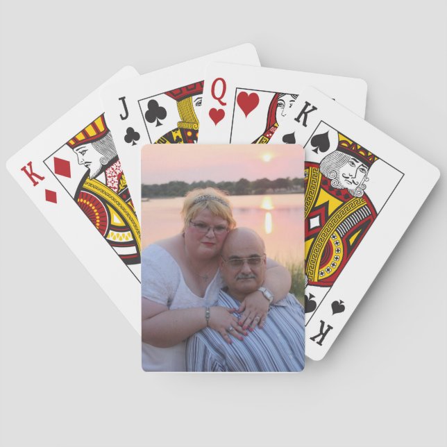 Personlig-fotokort Casinokort (Baksidan)