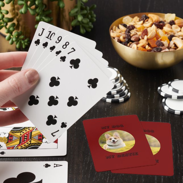 Personlig Fotomall för min Hund - Min bästa Casinokort (På plats)