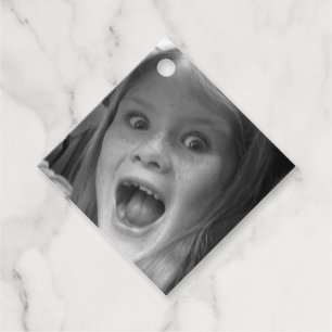 Personlig fotomall med Anpassningsbar Gåvor Etiketter
