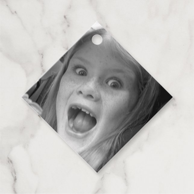 Personlig fotomall med Anpassningsbar Gåvor Etiketter (Framsida)