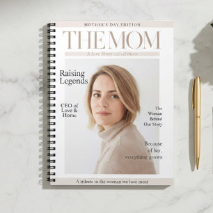 Personlig Fotomamma – Anpassad Mor D Anteckningsbok