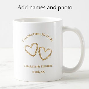 Personlig Fotominnesgåva 50-årsjubileumsgåva Kaffemugg