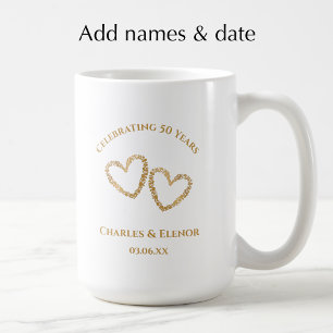 Personlig Fotominnesgåva 50-årsjubileumsgåva Kaffemugg