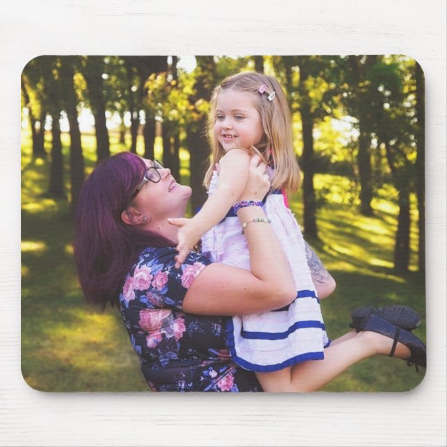 Personlig Fotomusknapp Musmatta (Framsidan)
