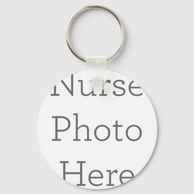 Personlig Fotonyckelkedjegåva för sjuksköterskor Nyckelring (Framsida)