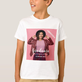 Personlig Fotoskript Student T-Shirt