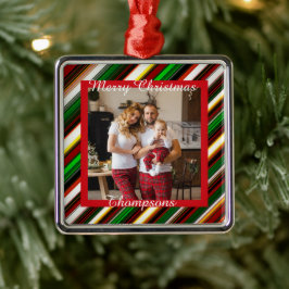 Personlig fotot metall ornament