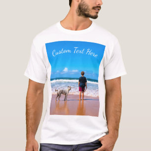 Personlig fotot-skift med Anpassningsbar T Shirt