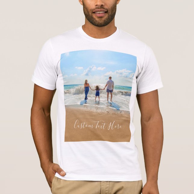 Personlig fotot-skift med Anpassningsbar T Shirt (Framsida)