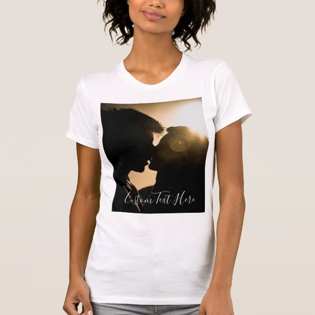 Personlig fotot-skift med Anpassningsbar T Shirt (Framsida)