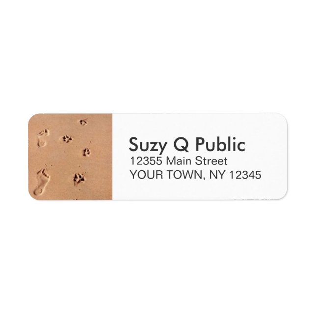 Personlig fotoutskrift Skriv ut personliga Adresse Returadress Etikett (Framsidan)