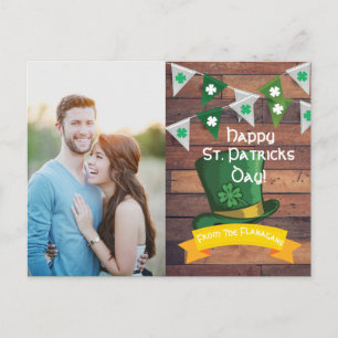 Personlig Fotovykort St. Patricks Day Vykort