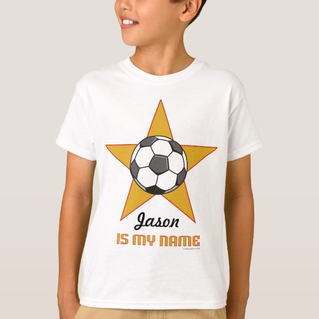 Personlig Fotstjärna T-shirt (Framsida)