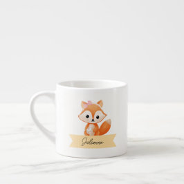 Personlig Fox-barn Espressomugg