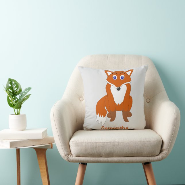 Personlig Fox Design Kudde (Stol)