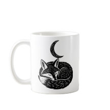 Personlig Fox & Moon-mugg