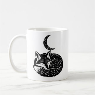 Personlig Fox & Moon-mugg Kaffemugg