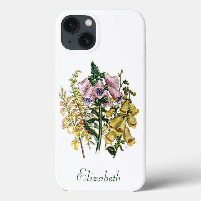 Personlig Foxgloves Fodral-Mate iphone case (Baksida)
