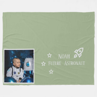 Personlig framtida astronaut barn fleecefilt