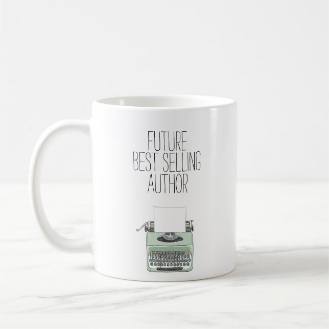 Personlig framtida bästsäljare kaffemugg (Vänster)