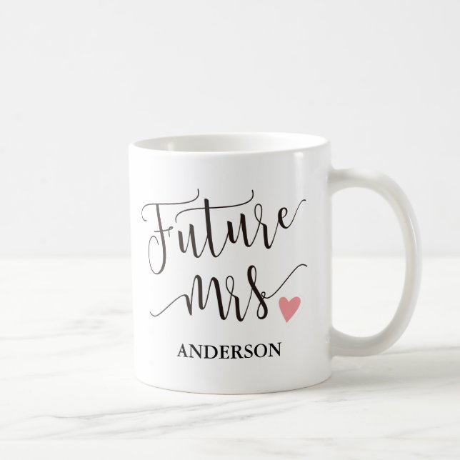 Personlig Framtida fru 3 Kaffemugg (Höger)