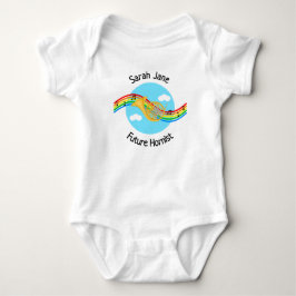 Personlig framtida hornist fransk horn bodysuit t shirt
