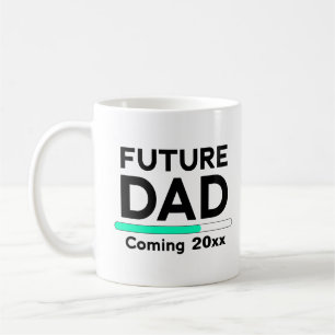 Personlig Framtida Pappa under 2021 Kaffemugg