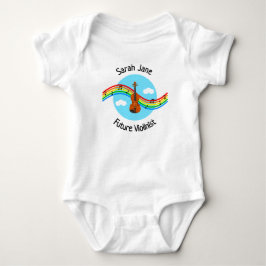 Personlig framtida violinist bodysuit t shirt