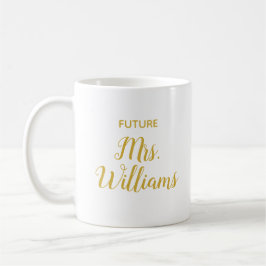 Personlig Framtiden Bride Gift Anpassningsbar Fian Kaffemugg
