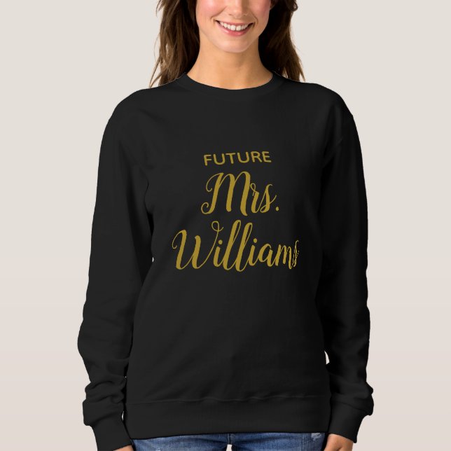 Personlig Framtiden Bride Gift Anpassningsbar Fian T Shirt (Framsida)