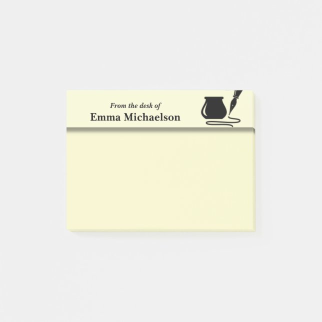 Personlig från Office-kontoret, gult Post-it Block (Framsida)