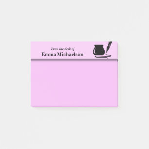 Personlig från Office-kontoret, rosa Post-it Block