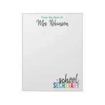 Personlig från skolsekreterarens skrivbord